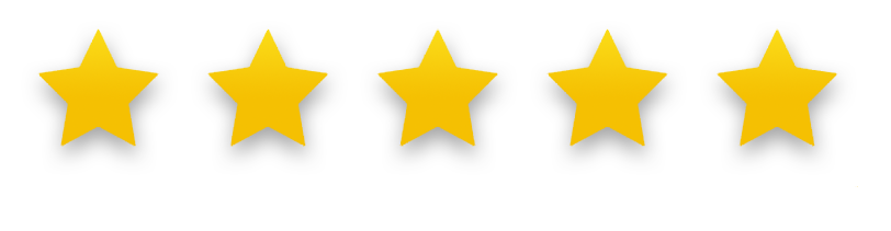 5 star reviews